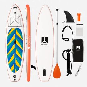 Rebuwo Maldivler Turuncu Serisi Şişme Stand Up Paddle Board