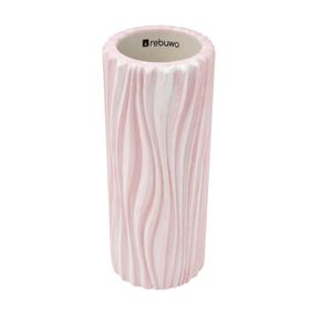 Rebuwo Pembe Beyaz Desenli Eva Foam Roller