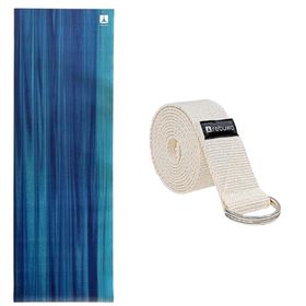 Rebuwo Per Kaydırmaz Çevre Dostu Eco Friendly 5 mm Mavi Yoga Mat