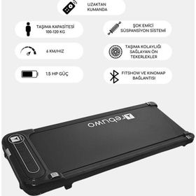 Rebuwo RW06 Bluetoothlu Uzaktan Kumandalı Koşu Bandı