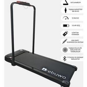 Rebuwo RW12 Bluetoothlu Uzaktan Kumandalı Katlanabilir Koşu Bandı