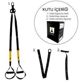 Rebuwo Suspension Trainer Cross Pro Sarı Training Egzersiz Seti