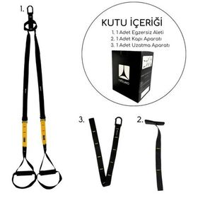 Rebuwo Suspension Trainer Cross Pro Sarı Training Egzersiz Seti