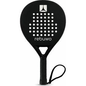 Rebuwo White Edition Karbon Fiber Round Padel Raketi