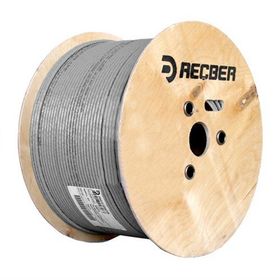 Reçber 506075 Cat6 Halogen Free SL400 U23 LSZH U/UTP 4x2x23 Awg Gri Kablo