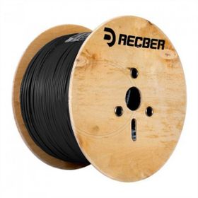 Reçber 901068 2x0.75 mm Siyah Yassı Kordon Hoparlör Kablo