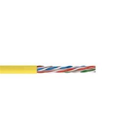 Reçber Kablo CAT6 U/UTP LSZH Sarı HF M1 Veri İletişim Kablosu