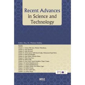Recent Advances in Science and Technology - Gamze Tilbe Şen