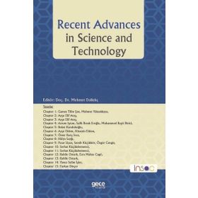 Recent Advances in Science and Technology - Gamze Tilbe Şen