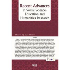 Recent Advances in Social Science Education and Humanities Research - A. Baran Dural