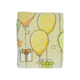 Recos Süpersoft Balon Desenli Bebek Battaniyesi