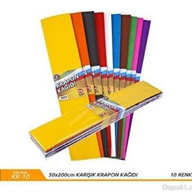 Red Apple 10 Renk Karışık Krapon Kağıdı