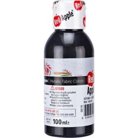 Red Apple 100 ml Siyah Kumaş Boyası