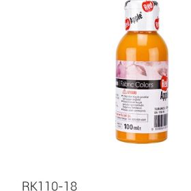 Red Apple 5783697 100 ml Turuncu Kumaş Boyası