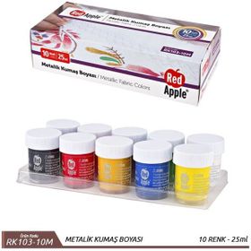 Red Apple 6 Renk 6x25 ml Kumaş Boyası