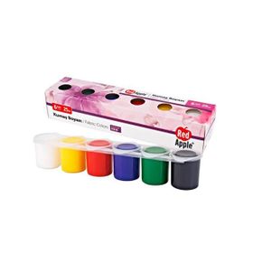 Red Apple 6 Renk 6x25 ml Kumaş Boyası