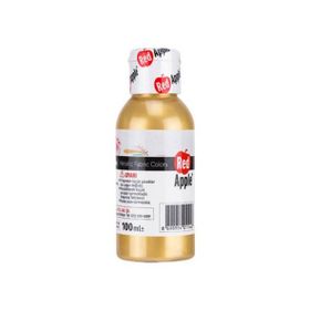 Red Apple Metalık Yaldız 100 ml Altın Kumaş Boyası