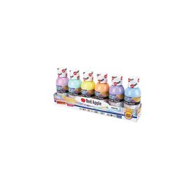 Red Apple RA100-6L 6x100 ml Pastel Renkler Akrilik Boya