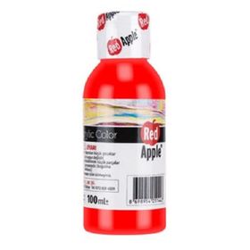 Red Apple RA110-12 Kırmızı 100 gr Akrilik Boya
