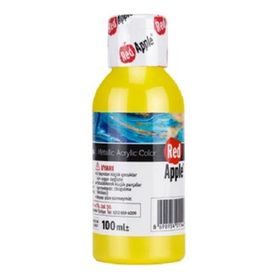 Red Apple RA110-71 Sarı 100 gr Metalik Akrilik Boya