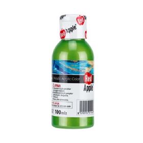 Red Apple RA110-74 Yeşil 100 gr Metalik Akrilik Boya
