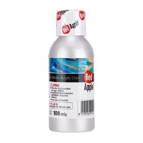 Red Apple RA110-75 Beyaz 100 gr Metalik Akrilik Boya