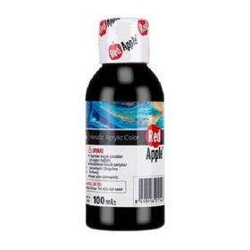 Red Apple RA110-76 Siyah 100 gr Metalik Akrilik Boya