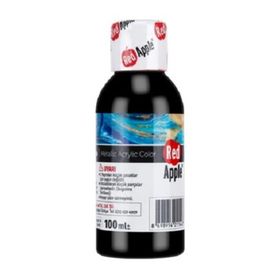 Red Apple RA110-76 Siyah 100 gr Metalik Akrilik Boya