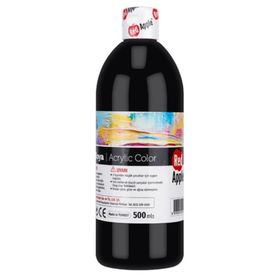 Red Apple RA150-16 Siyah 500 gr Akrilik Boya