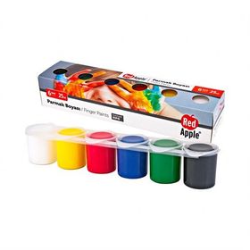 Red Apple Rp6 Sıralı 6x25 ml Parmak Boyası