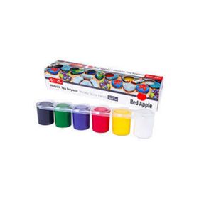 Red Apple RS6TM Sıralı 6 x 25 ml. Metalik Taş Boyası