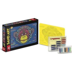 Red Castle YKO-02 Maymun Sand Art Sanatı Yetişkin Kum Boyama Aktivite Seti