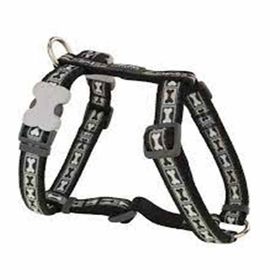 Red Dingo 12 mm Desenlı Sıyah Kopek Gogus Tasması