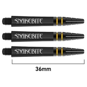 Red Dragon C722 Snakebite Nitrotech Kısa 36 mm Siyah Dart Şaft Seti