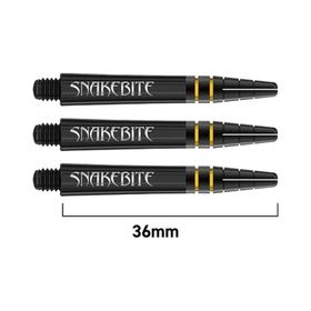 Red Dragon C722 Snakebite Nitrotech Kısa 36 mm Siyah Dart Şaft Seti
