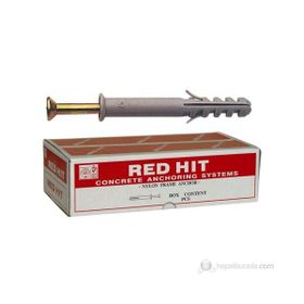 Red Hit Naylon Kapı Pencere Kasa M6x40 200 Adet Dübel