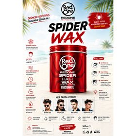 Red One Spider Hair Kırmızı 100 ml Saç Şekillendirici Wax