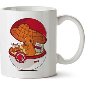 Red Pokehouse Charmander Pokemon Baskılı Kupa