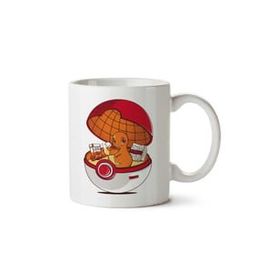 Red Pokehouse Charmander Pokemon Baskılı Kupa