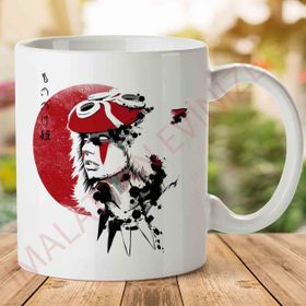 Red Sun Princess Mononoke Baskılı Kupa
