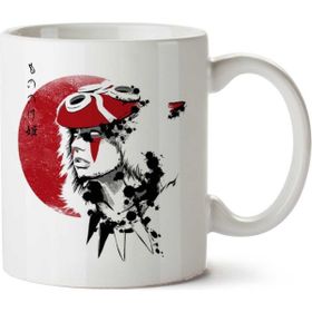 Red Sun Princess Mononoke Baskılı Kupa