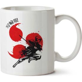 Red Sun Sasuke Sharingan Naruto Baskılı Kupa