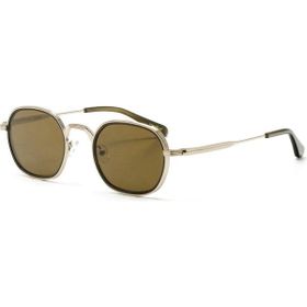 Redberry Bahma C4 49 Oval Gold Metal Unisex Güneş Gözlüğü