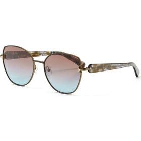 Redberry Elba C2 58 Geometrik Gold Metal Kadın Güneş Gözlüğü