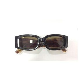 REDBERRY Marka RB 5510 C2 Unisex,DİKDÖRTGEN,KEMİK,SİYAH Çerçeve ORGANİK,YEŞİL Cam 49 Ekartman Güneş Gözlüğü