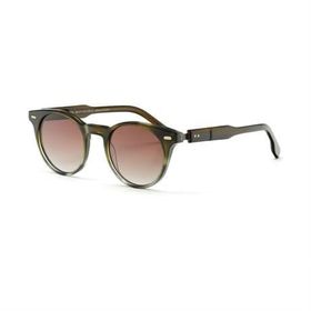 Redberry Vancouver C3 48 Oval Yeşil Kemik Unisex Güneş Gözlüğü
