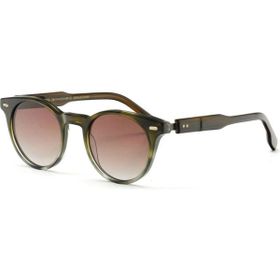 Redberry Vancouver C3 48 Oval Yeşil Kemik Unisex Güneş Gözlüğü