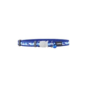 Reddingo 12 mm 20-32 cm Kamuflaj Lacivert Kedi Boyun Tasması