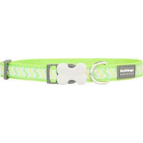 Reddingo Fosforlu Ziggy Desenli Lime 15 mm Köpek Boyun Tasması