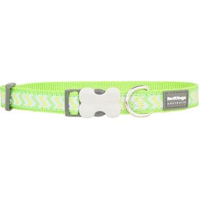Reddingo Fosforlu Ziggy Desenli Lime 15 mm Köpek Boyun Tasması